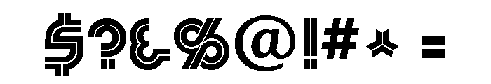Dubbeldik Regular Font OTHER CHARS
