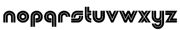Dubbeldik Regular Font LOWERCASE