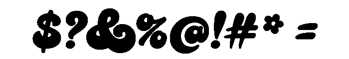 Duckie Regular Font OTHER CHARS