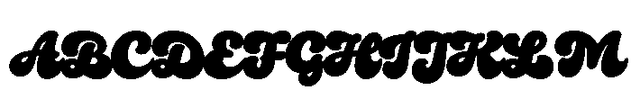 Duckie Regular Font UPPERCASE