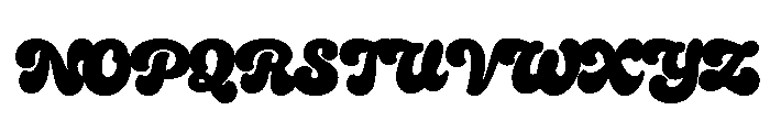 Duckie Regular Font UPPERCASE
