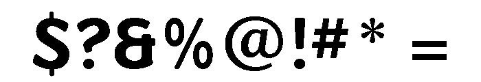 Dundee Bold Font OTHER CHARS