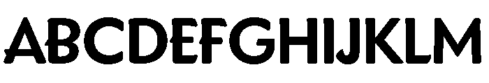 Dundee Bold Font UPPERCASE