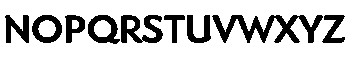 Dundee Bold Font UPPERCASE