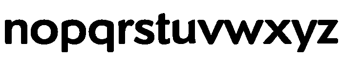 Dundee Bold Font LOWERCASE