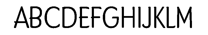 Dundee Condensed Light Font UPPERCASE