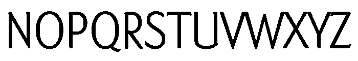 Dundee Condensed Light Font UPPERCASE
