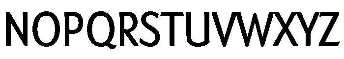 Dundee Condensed Medium Font UPPERCASE