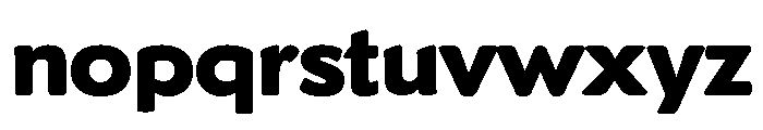 Dundee Extra Bold Font LOWERCASE