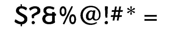 Dundee Medium Font OTHER CHARS