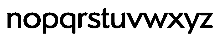 Dundee Medium Font LOWERCASE