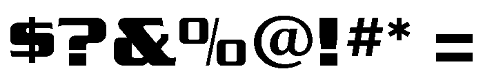 Dungeon Extra Bold Font OTHER CHARS