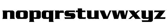 Dungeon Extra Bold Font LOWERCASE