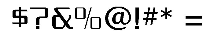 Dungeon Light Font OTHER CHARS