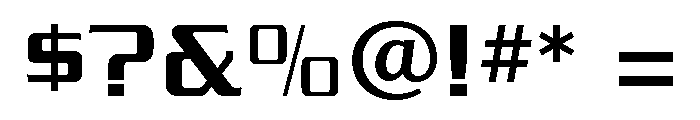 Dungeon Medium Font OTHER CHARS