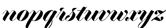 Dunhill Script Black Font LOWERCASE