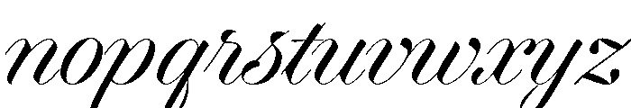 Dunhill Script Light Font LOWERCASE
