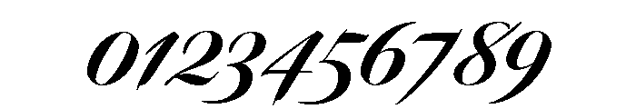 Dunhill Script Semi Bold Font OTHER CHARS