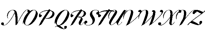 Dunhill Script Semi Bold Font UPPERCASE
