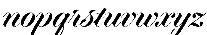 Dunhill Script Semi Bold Font LOWERCASE