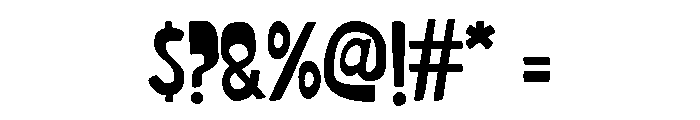 Dunkelbunt Minor Font OTHER CHARS