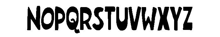 Dunkelbunt Minor Font UPPERCASE