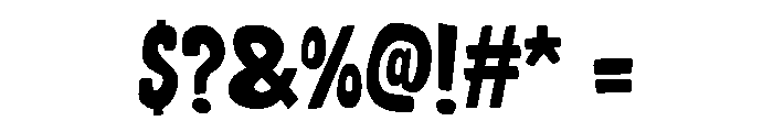 Dunkelbunt Regular Font OTHER CHARS