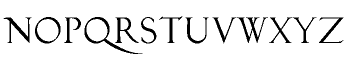 Durer Caps Regular Font LOWERCASE