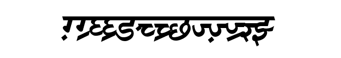 DV-TTSurekh Bold Italic Font UPPERCASE