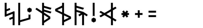 Dvarlin Staves Blossom Semibold Font OTHER CHARS
