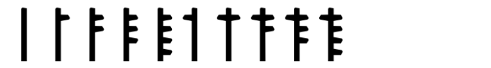 Dvarlin Staves Bole Semibold Font OTHER CHARS