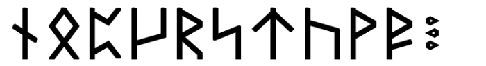 Dvarlin Staves Bole Semibold Font LOWERCASE