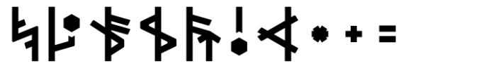 Dvarlin Staves Branch Bold Font OTHER CHARS