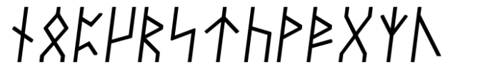 Dvarlin Staves Branch Regular Italic Font LOWERCASE