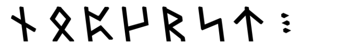 Dvarlin Staves Root Semibold Slant Font LOWERCASE