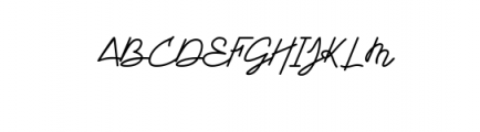 DWARF signature.ttf Font UPPERCASE