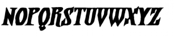 Dwarven Axe BB Italic Font UPPERCASE
