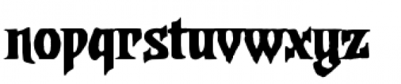 Dwarven Axe BB Regular Font LOWERCASE
