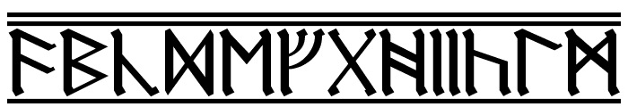 Dwarf Runes 2 Font LOWERCASE