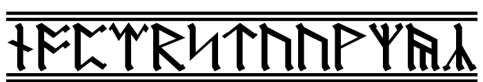 Dwarf Runes 2 Font LOWERCASE