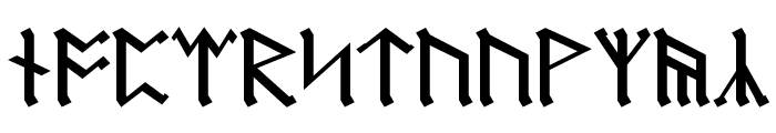 Dwarf Runes Font LOWERCASE