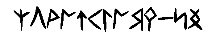 Dwarvinian Font UPPERCASE