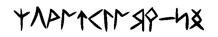 Dwarvinian Font LOWERCASE