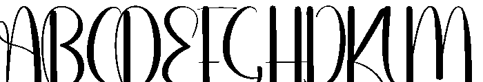 Dwelling Font UPPERCASE