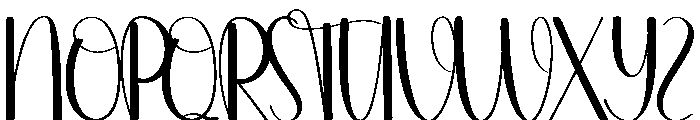 Dwelling Font UPPERCASE