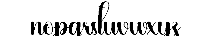 Dwelling Font LOWERCASE