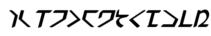 Dwemer Bold Italic Font LOWERCASE