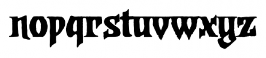 Dwarven Axe BB Regular Font LOWERCASE