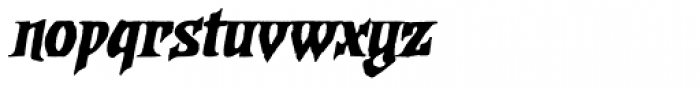 Dwarven Axe BB Italic Font LOWERCASE