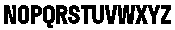 Dwight CondensedBold Font UPPERCASE